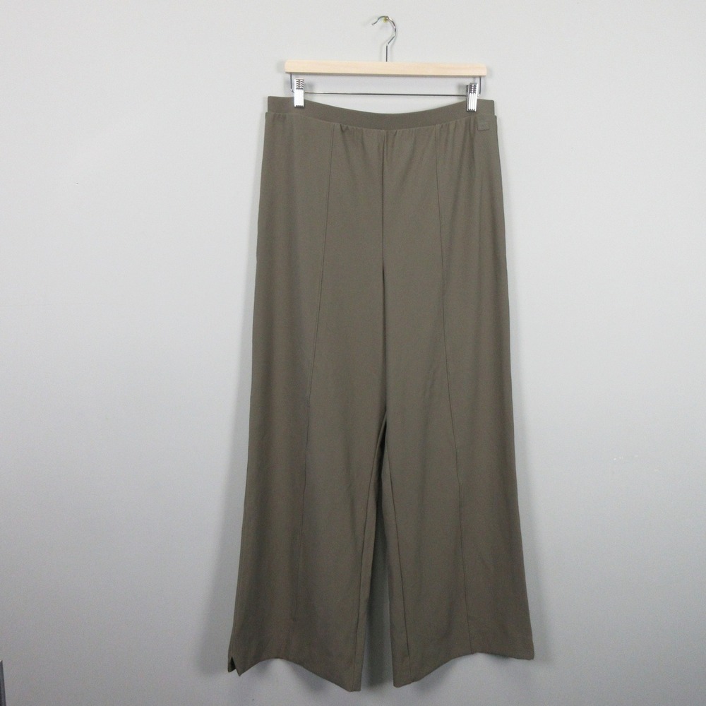 VSX Victoria's Secret Sport Gray Wide Leg Lounge Pants Womens XL Regular Ribbed